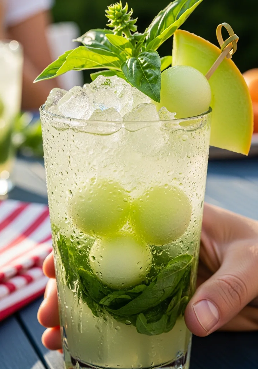 46. Honeydew Basil Cooler