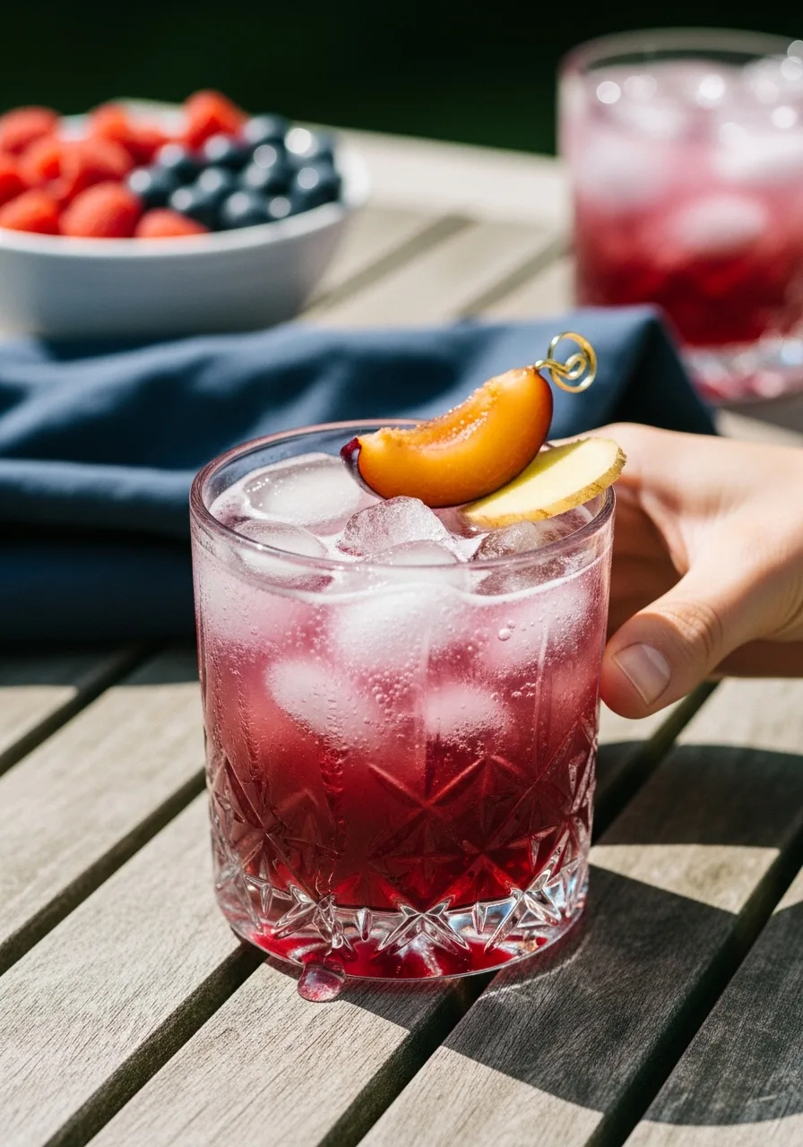 47. Plum Ginger Fizz
