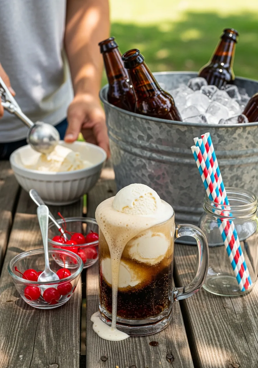 50. Root Beer Float Bar