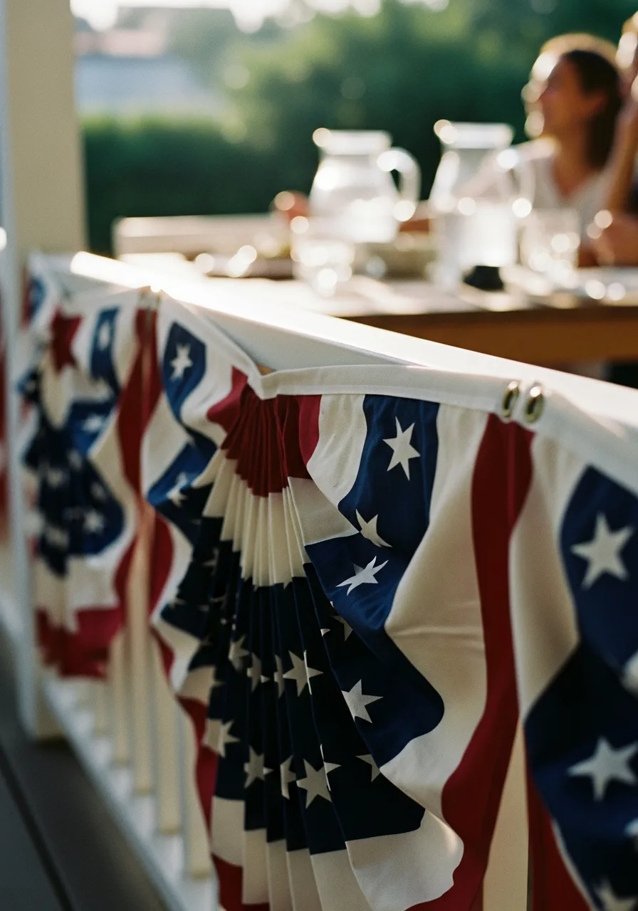 11. Bunting Flag Decor