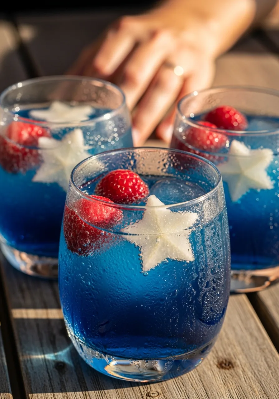 17. Blue Velvet Spritzers