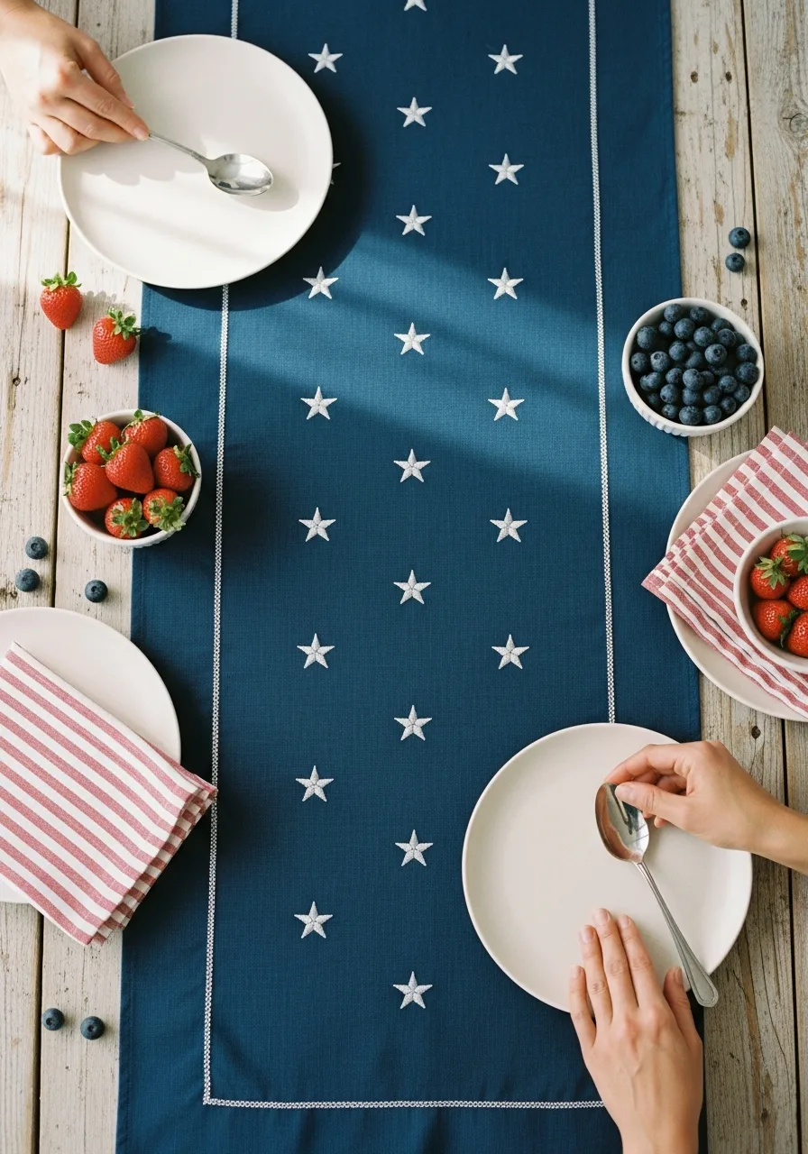 19. Star Table Runners