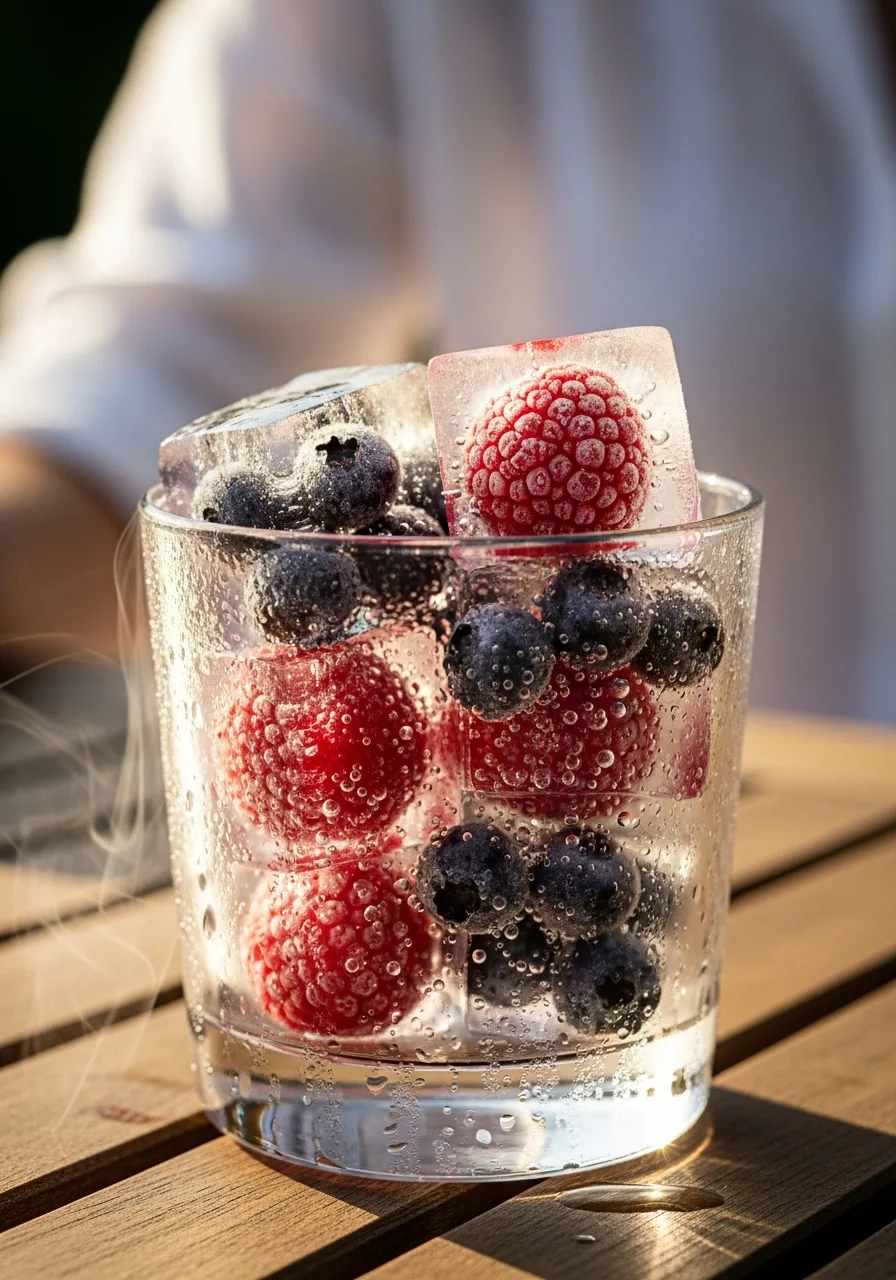 25. Patriotic Ice Cubes