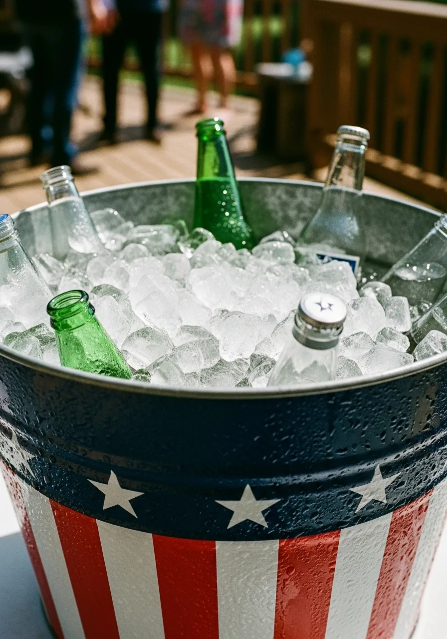 3. Patriotic Drink Tub