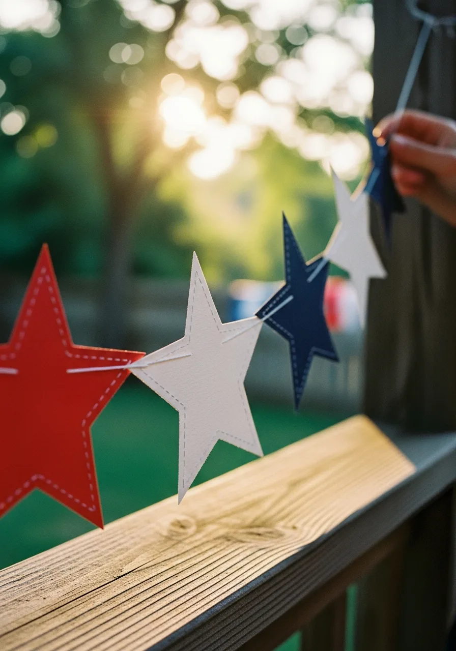 32. Paper Star Garland