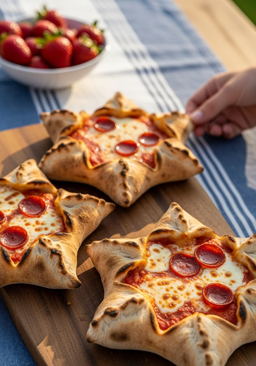 33. Star Shaped Pizzas