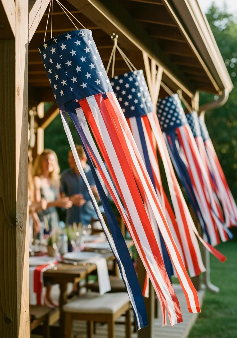 40. Patriotic Wind Socks