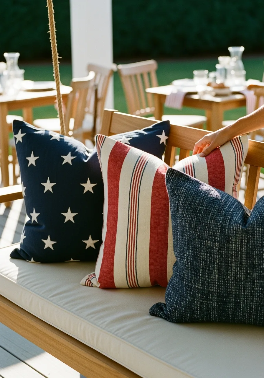 44. Patriotic Pillow Sets