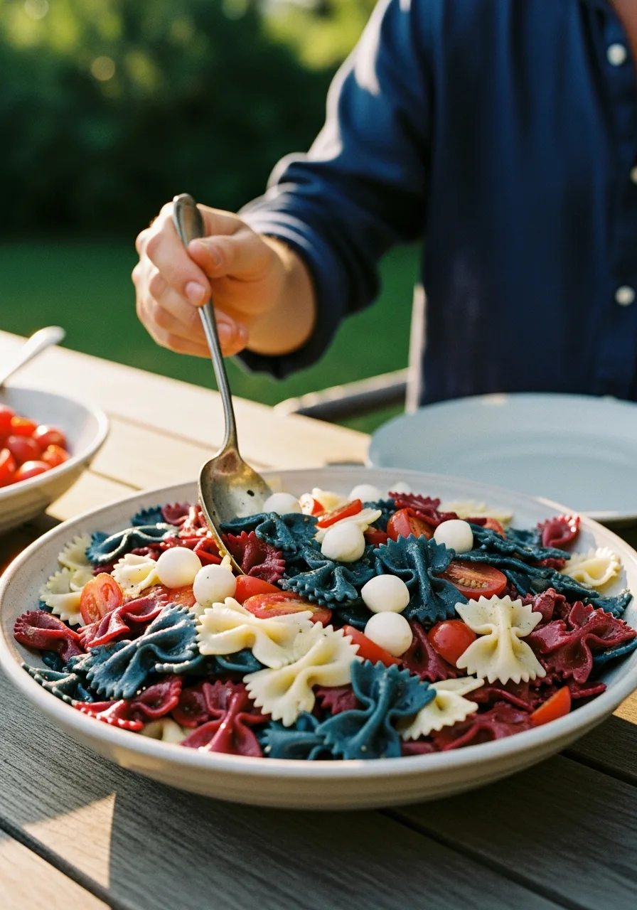 45. Red White Blue Pasta