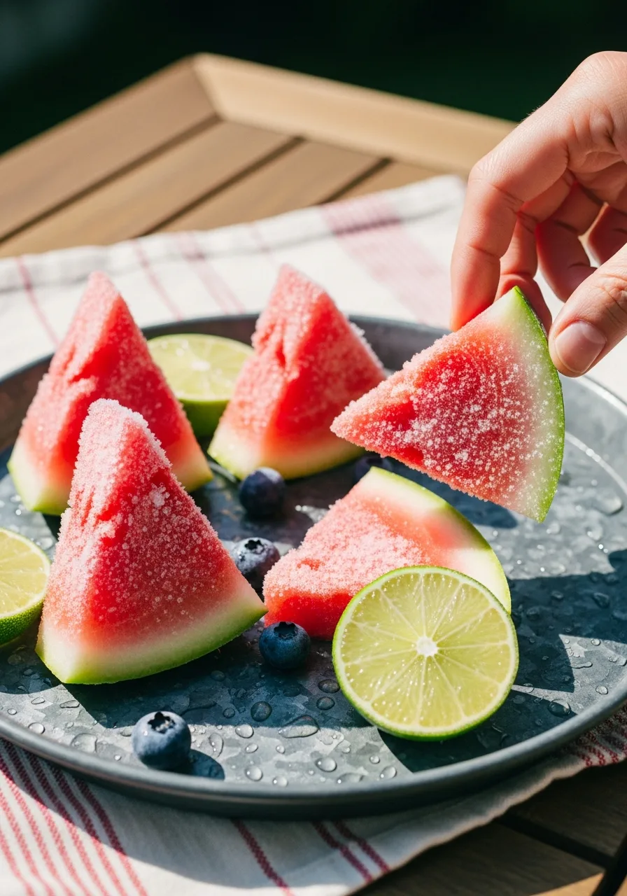 6. Frozen Fruit Wedges