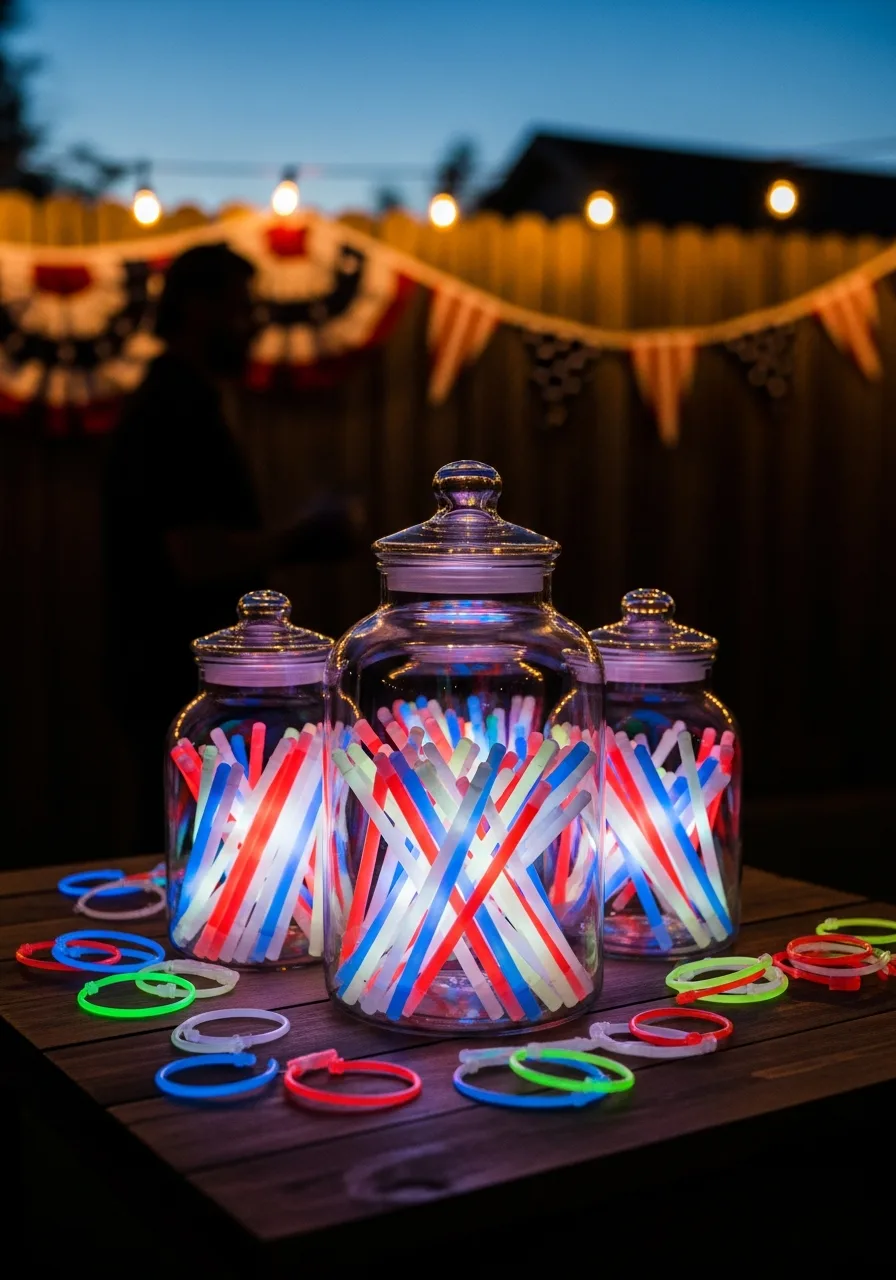 7. Glow Stick Station