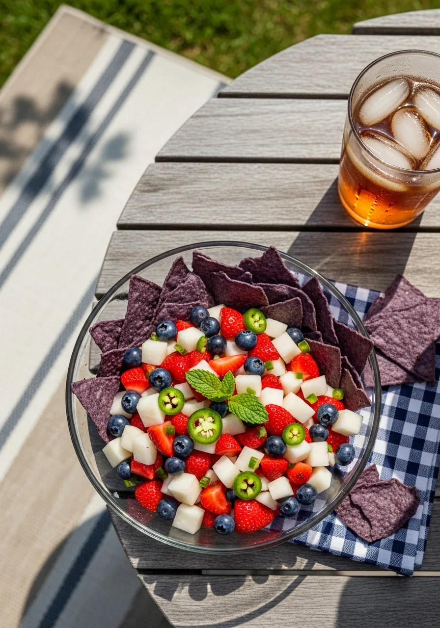 10. Fresh Berry and Tomato Salsa