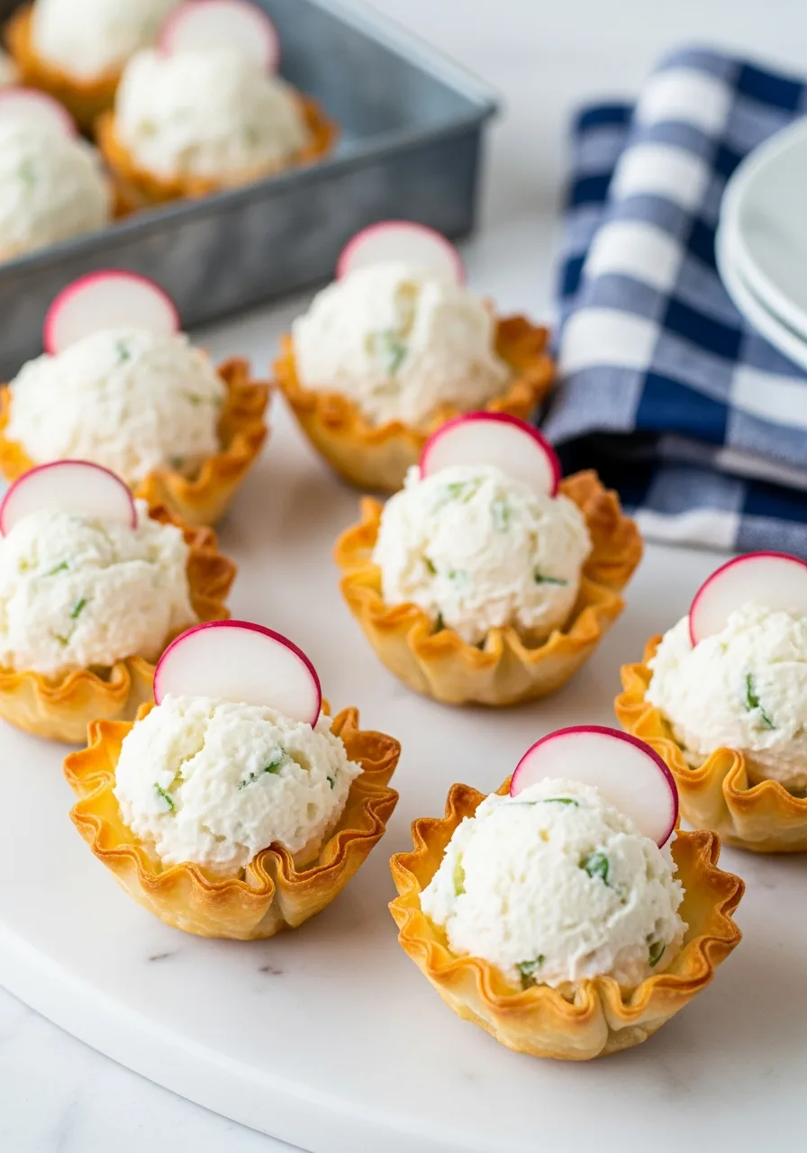 16. Potato Salad Phyllo Cups
