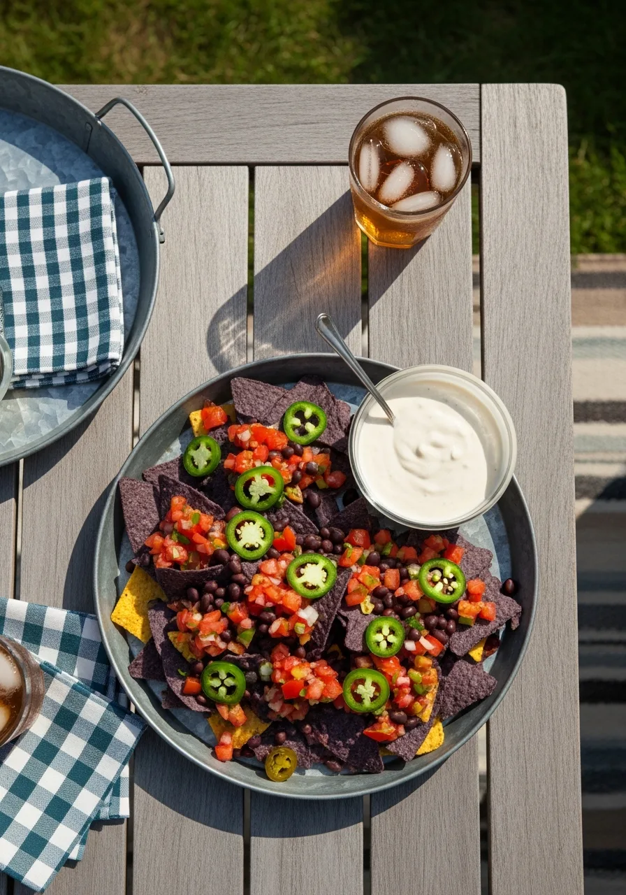 2. Blue Corn Chip Nachos