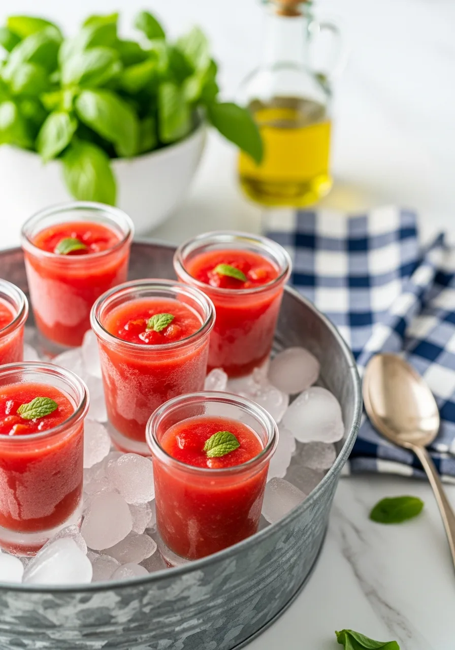 21. Chilled Watermelon Gazpacho Shooters