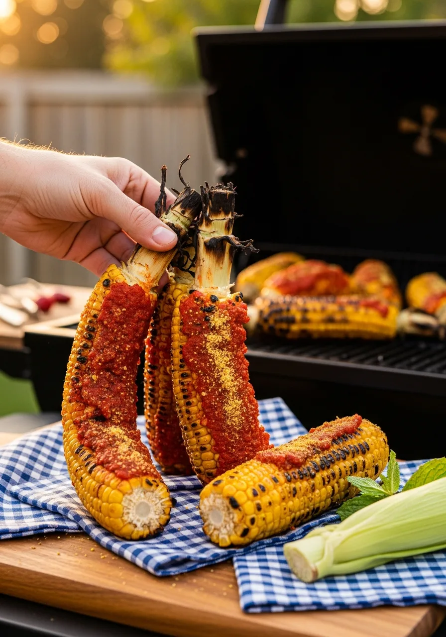 29. Grilled Corn Ribs with Lime