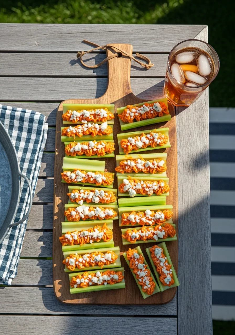 34. Buffalo Chicken Celery Sticks