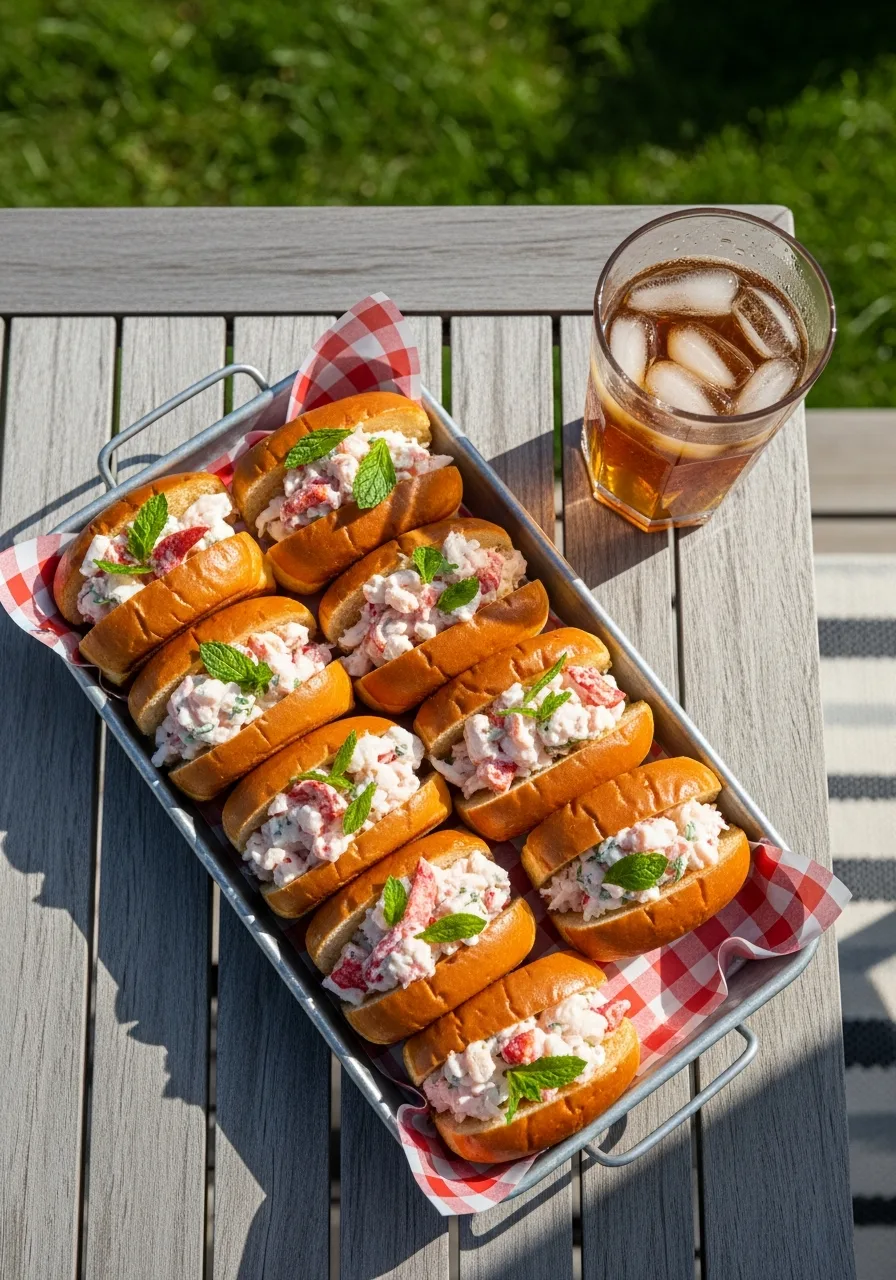 35. Mini Lobster Rolls