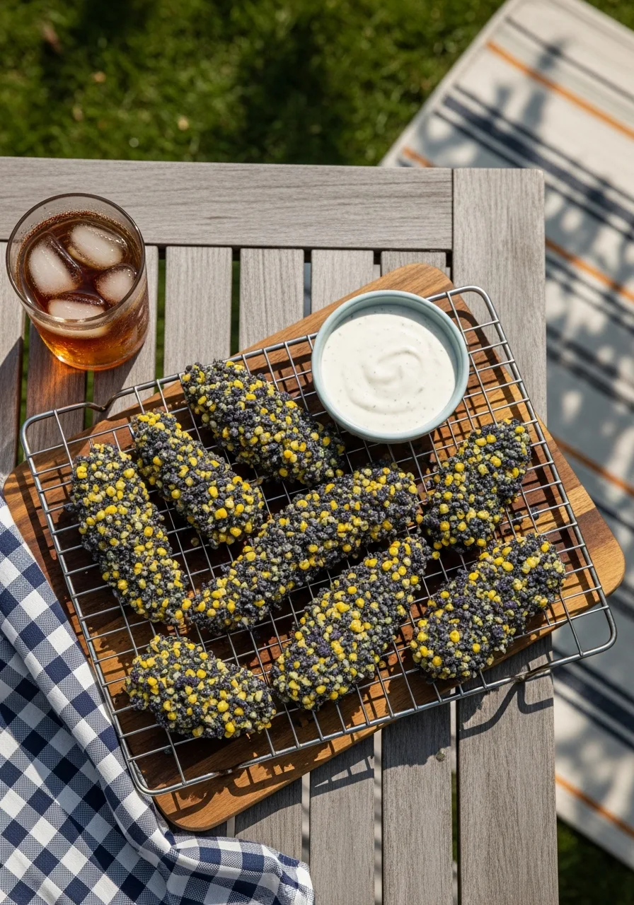 38. Blue Corn Crusted Chicken