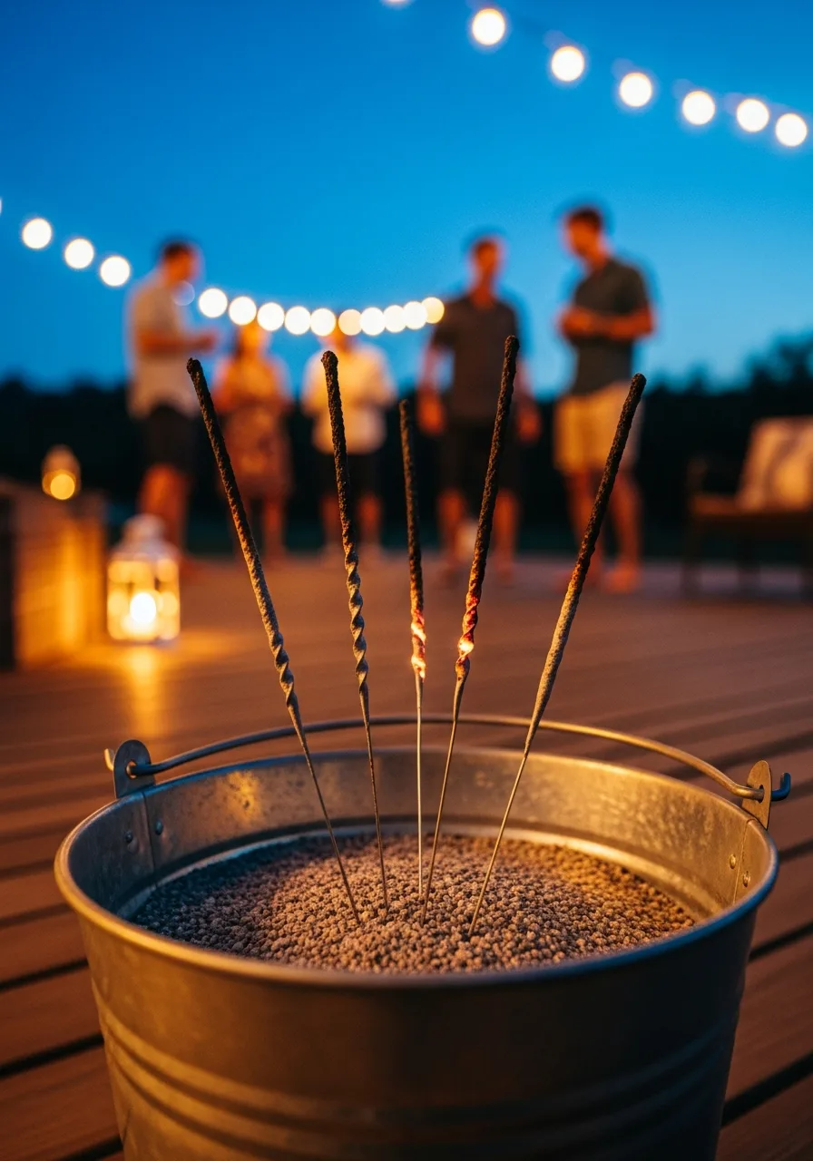 10. Safe Sparkler Bucket