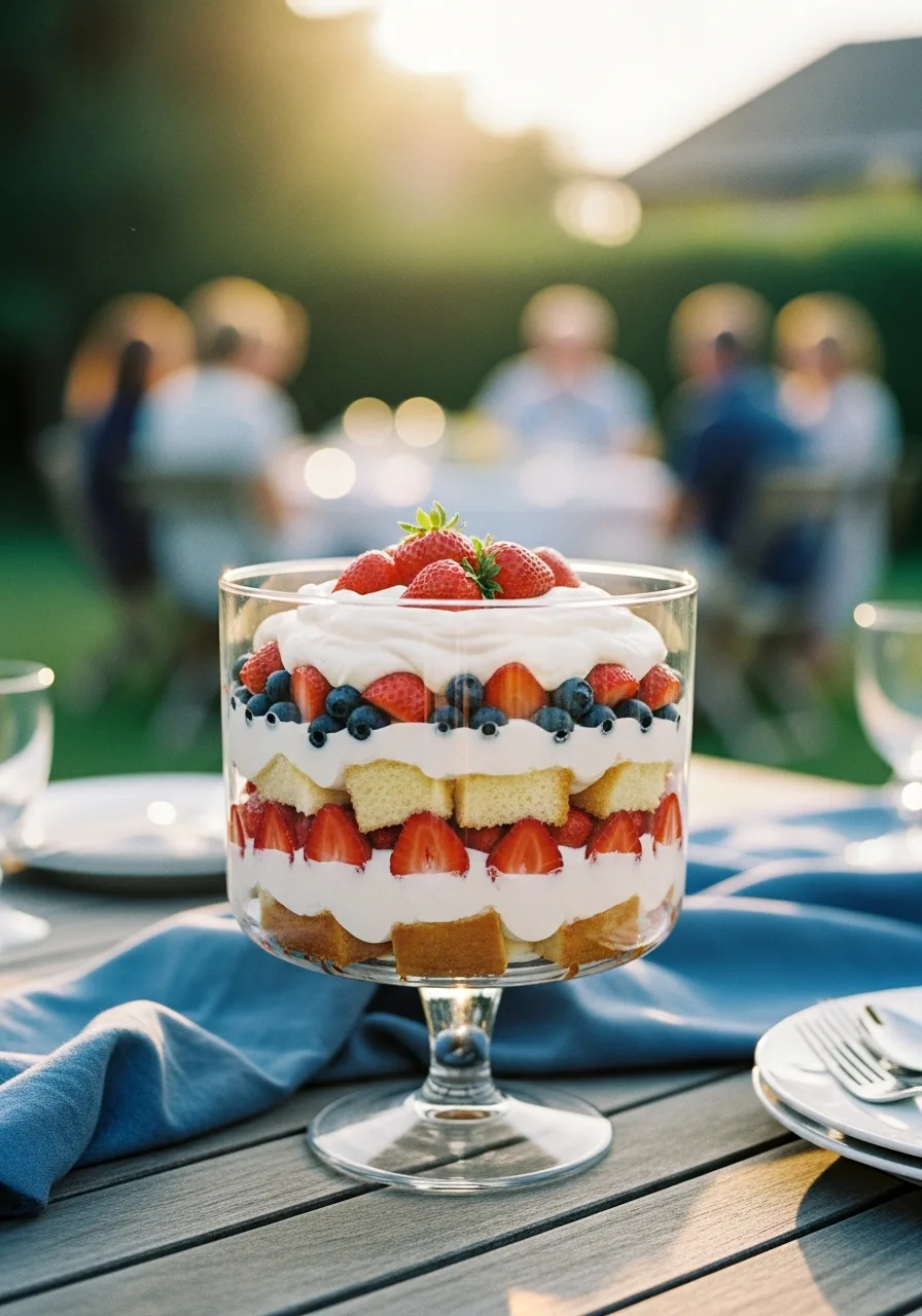 11. Berry Trifle Dessert