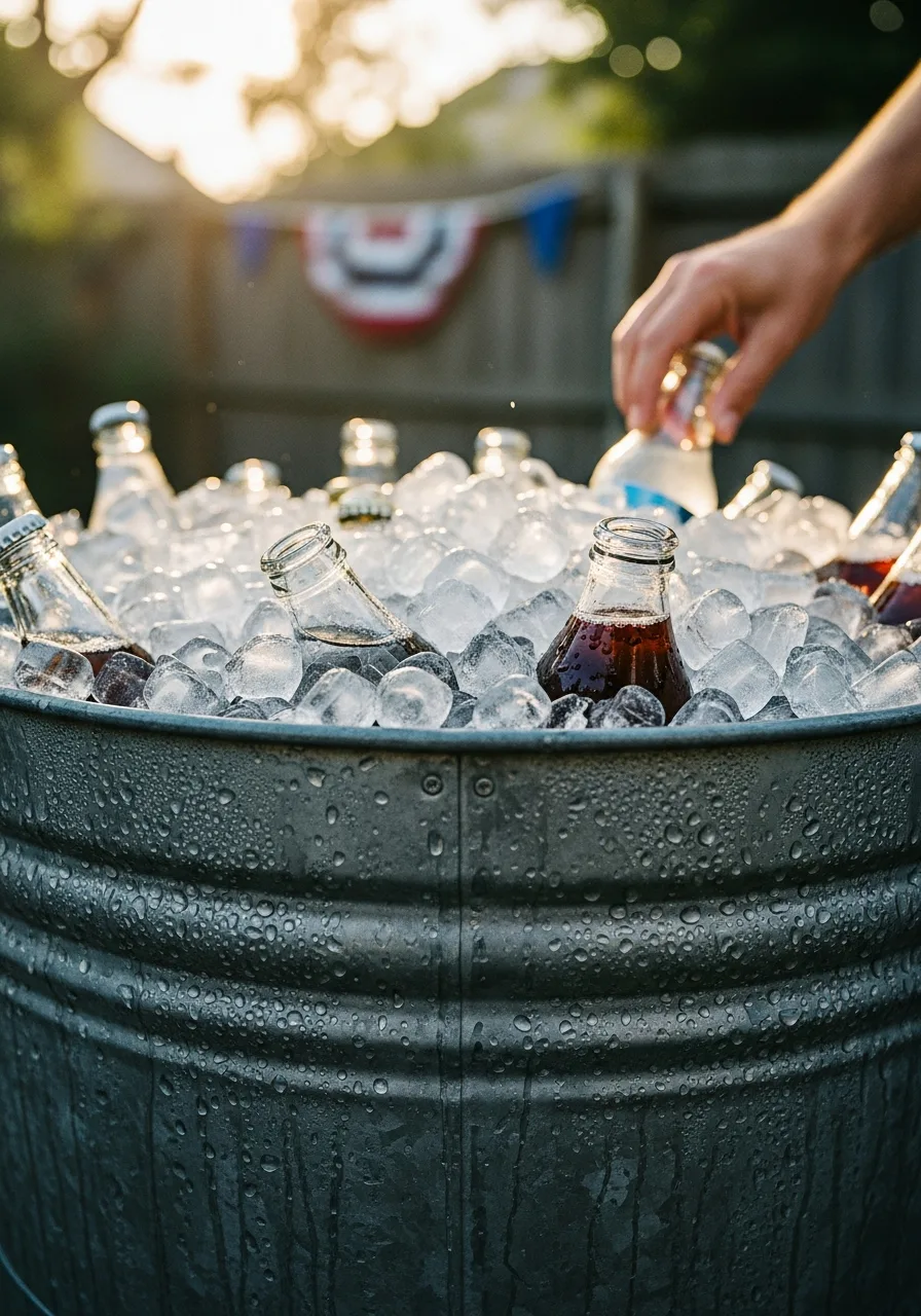 15. Galvanized Tub Drinks