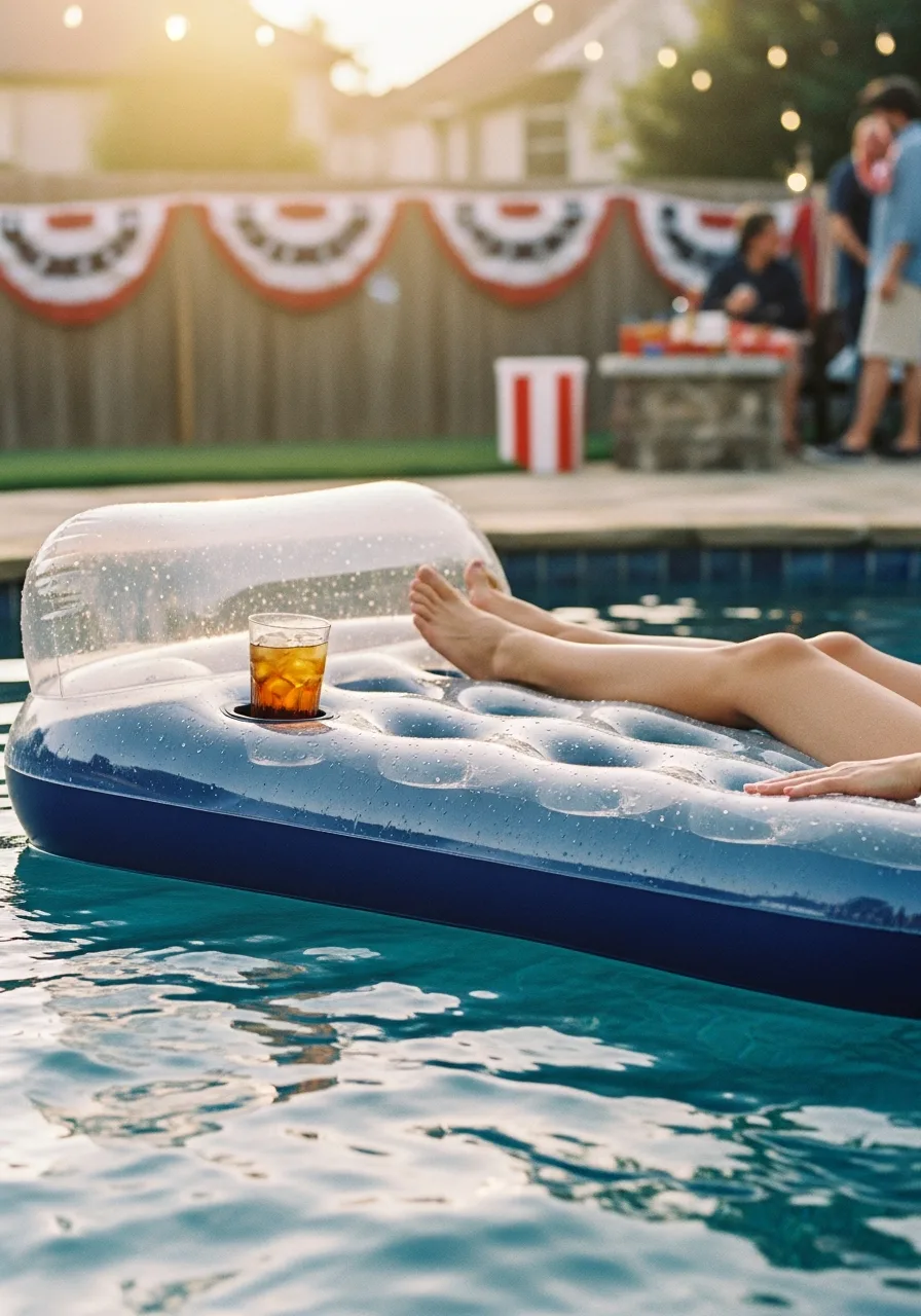 18. Inflatable Pool Lounge