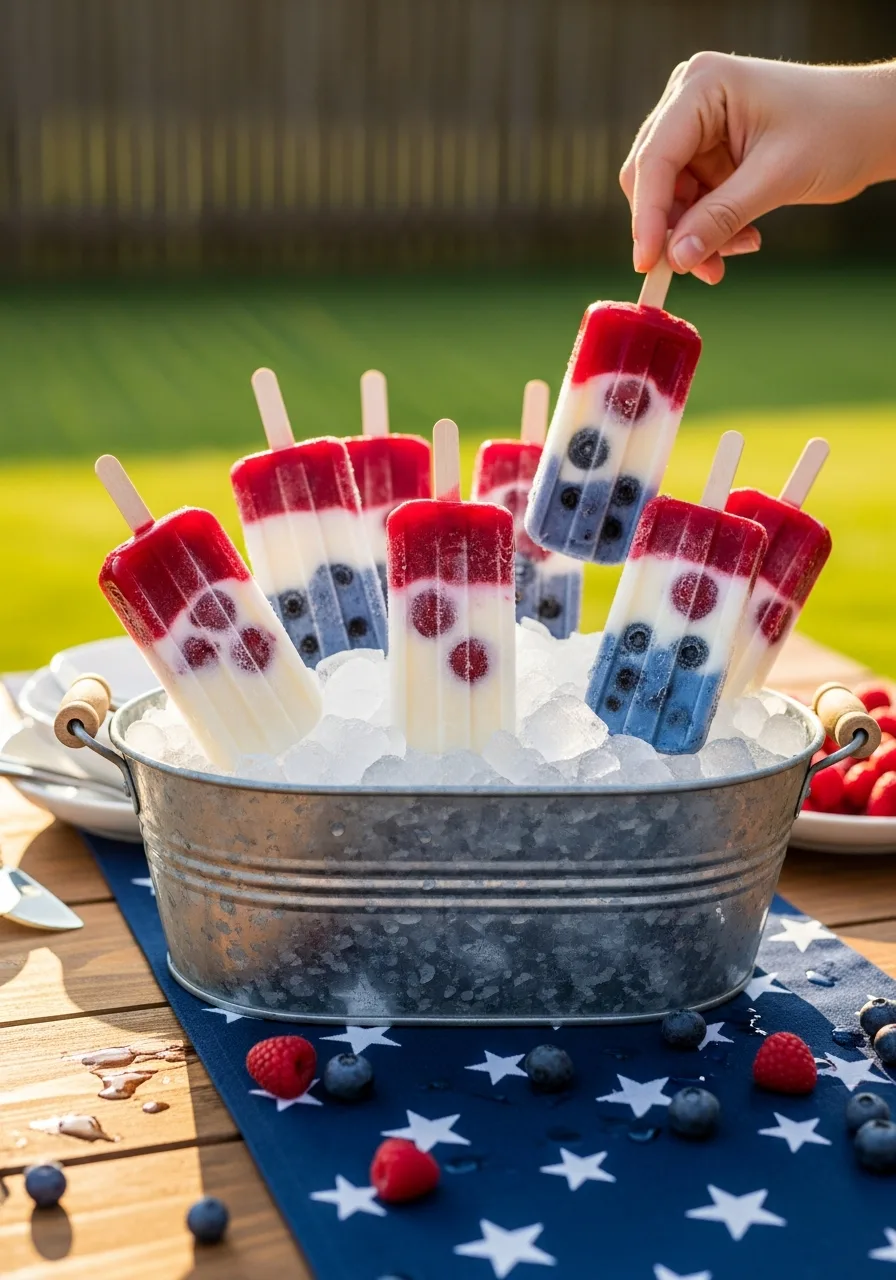 26. Festive Popsicle Stand