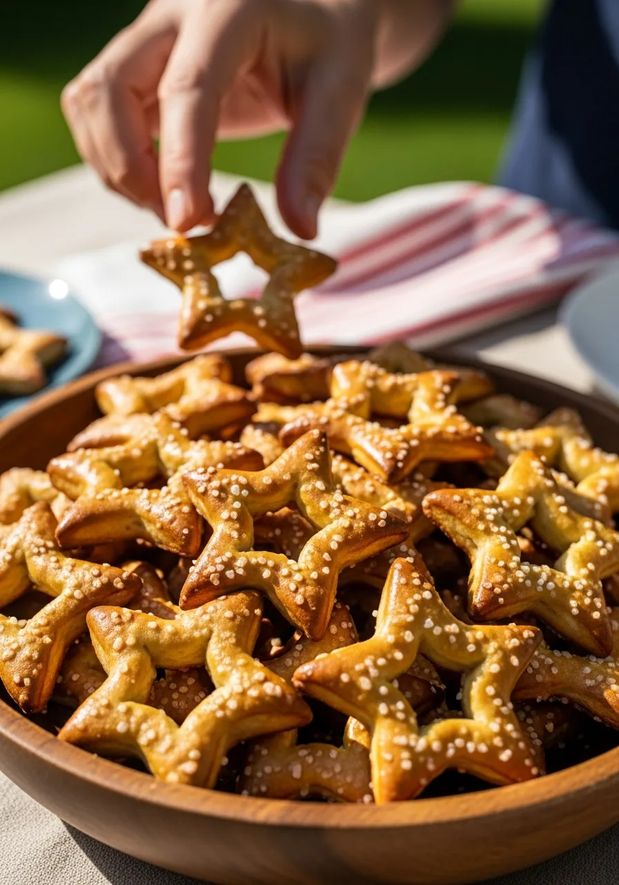 29. Star Shaped Pretzels