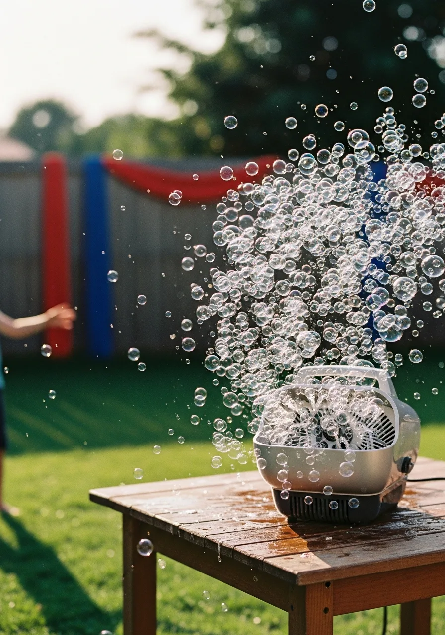31. Bubble Machine Fun