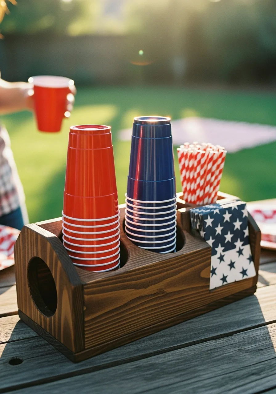32. Cup Caddy Station