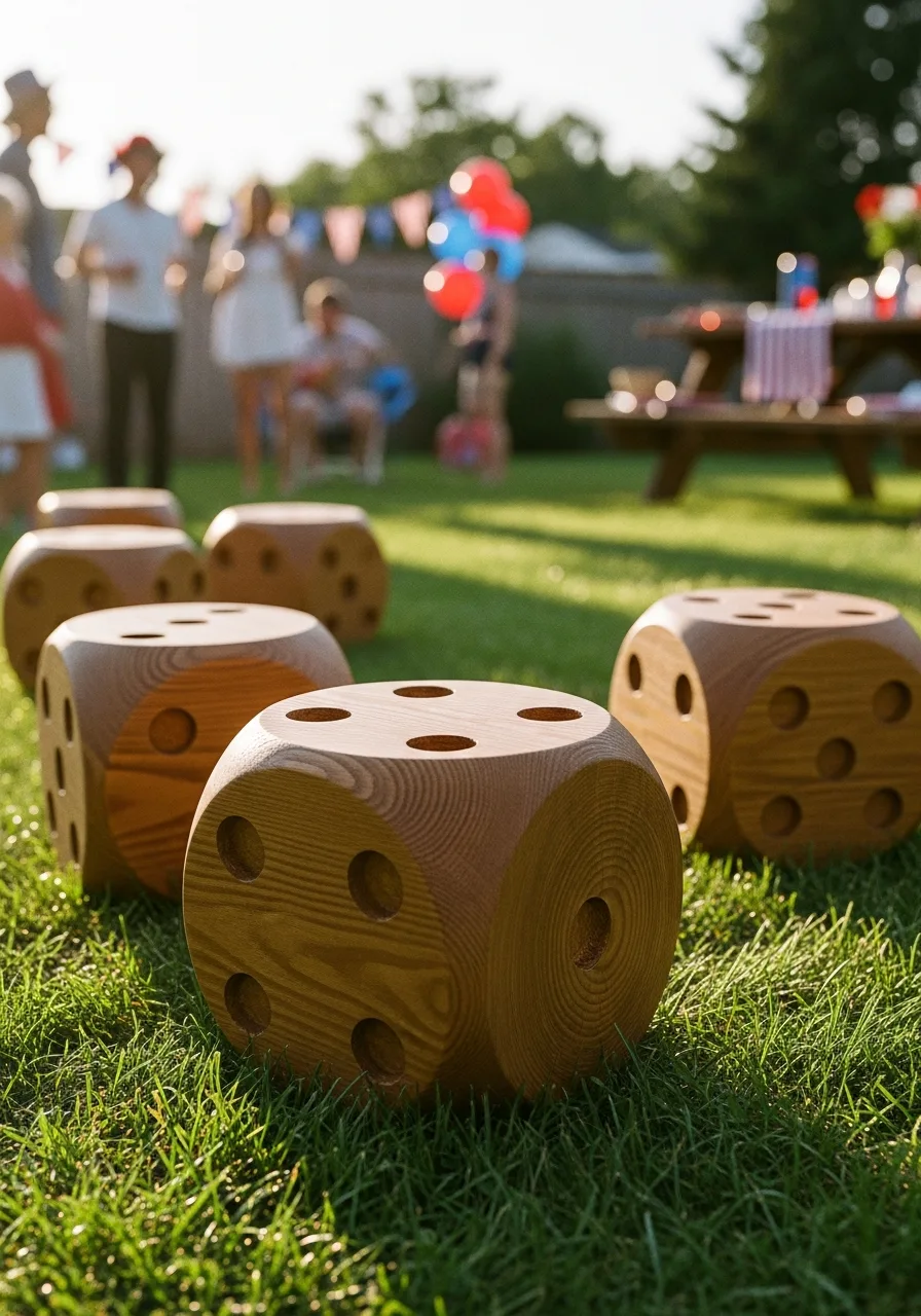 37. Giant Yard Dice