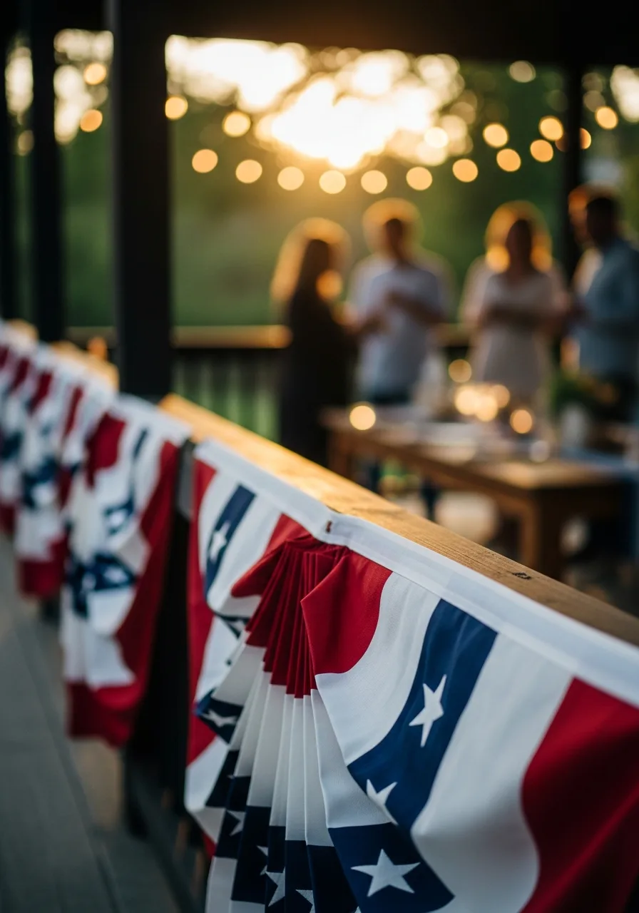 39. American Flag Bunting
