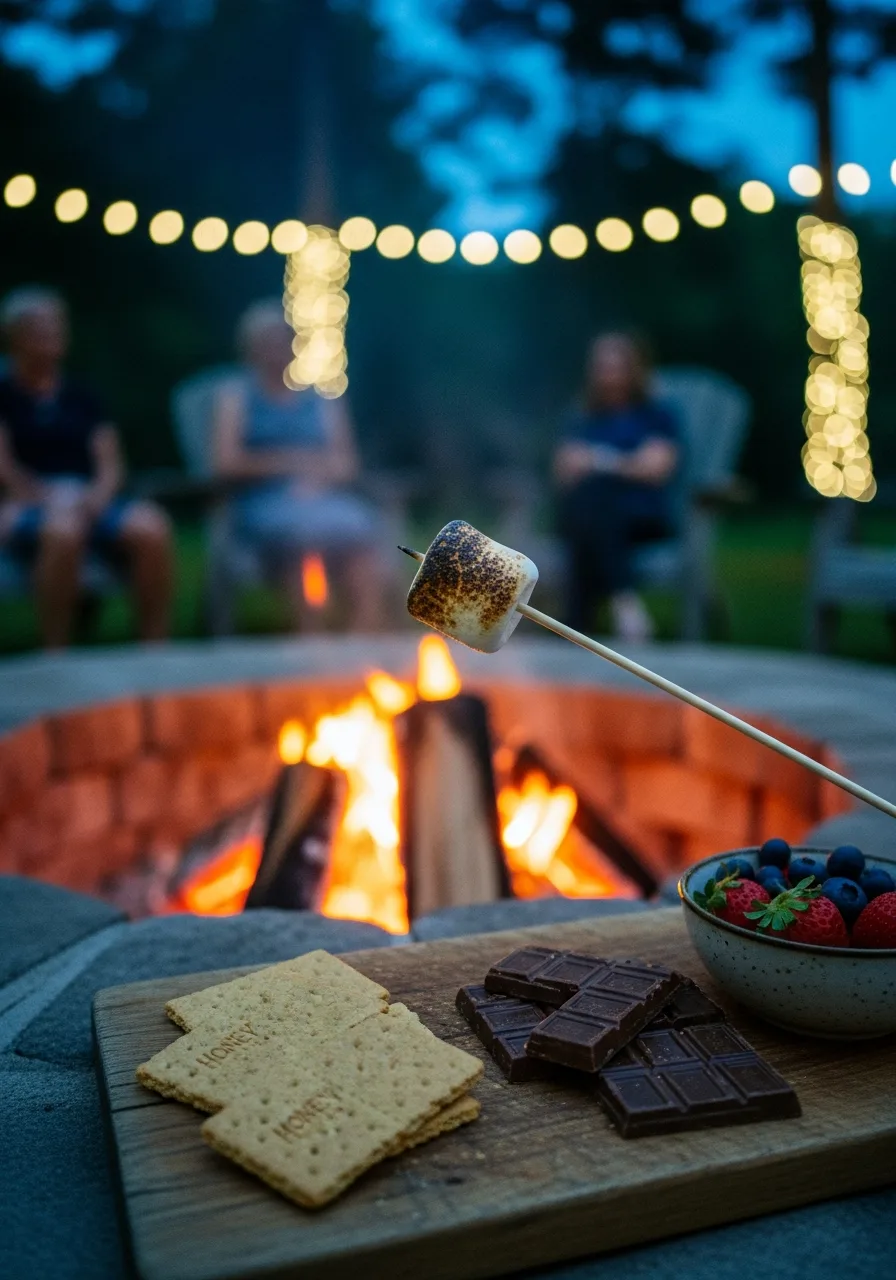 6. S'mores Fire Pit