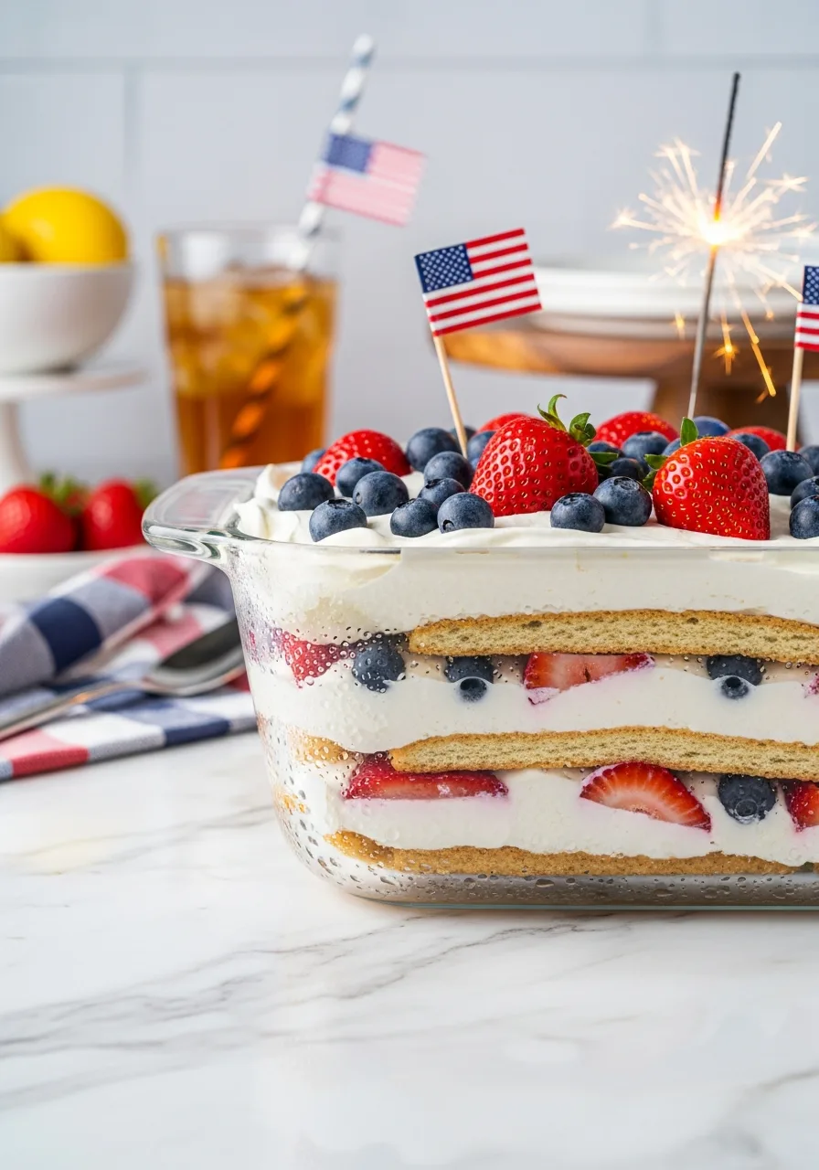 1. Mixed Berry Icebox Cake