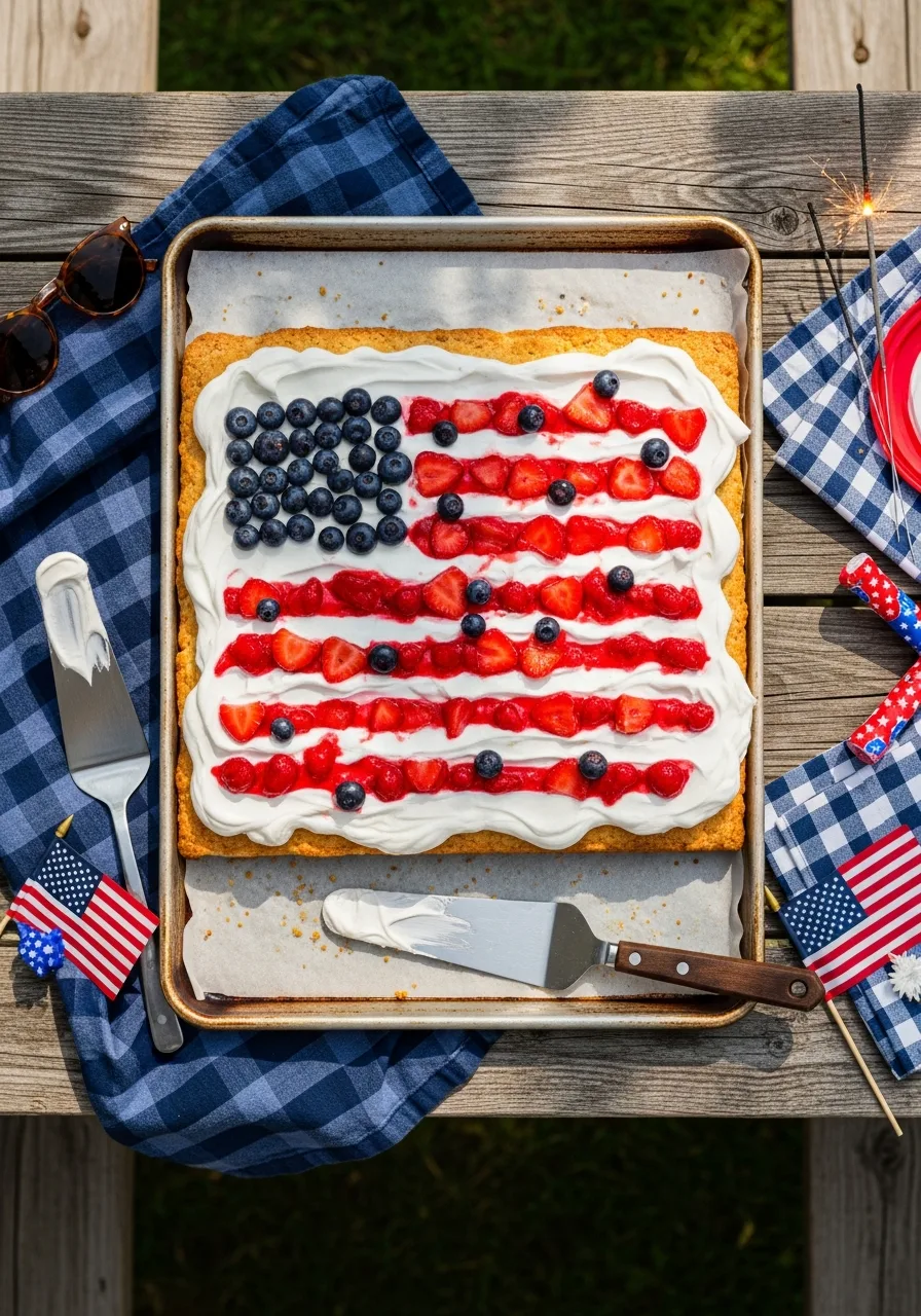 10. Slab Style Strawberry Shortcake