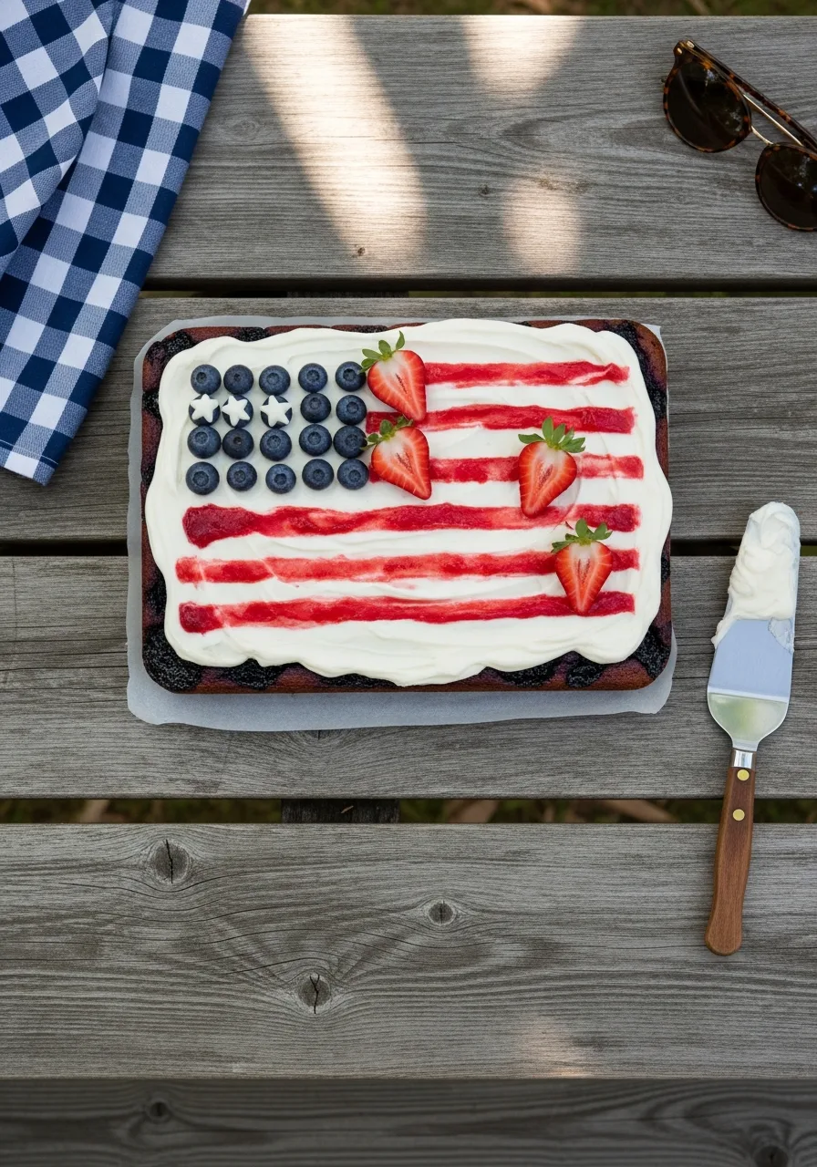 11. Blueberry Jam Sheet Cake