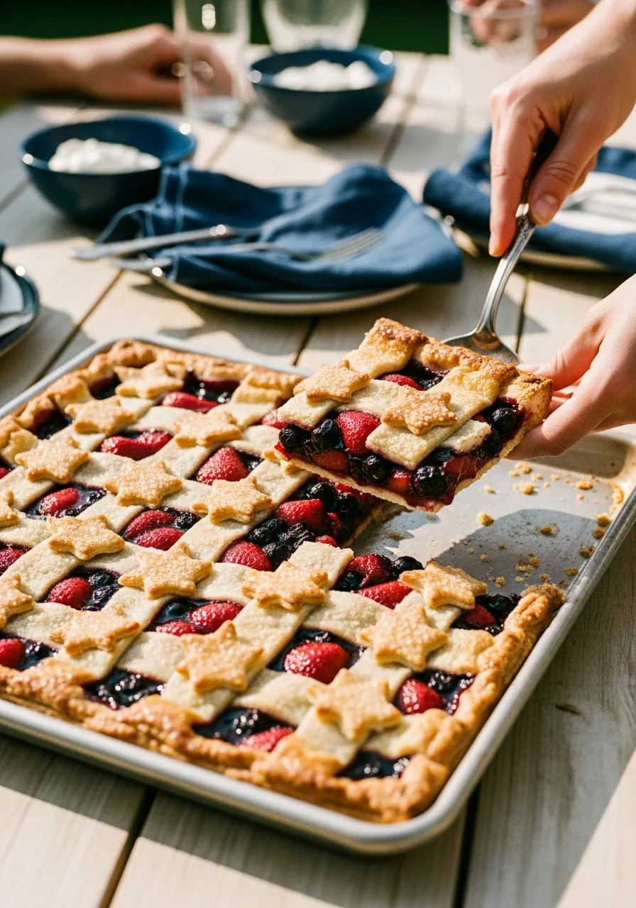 21. Berry Sheet Pan Pie
