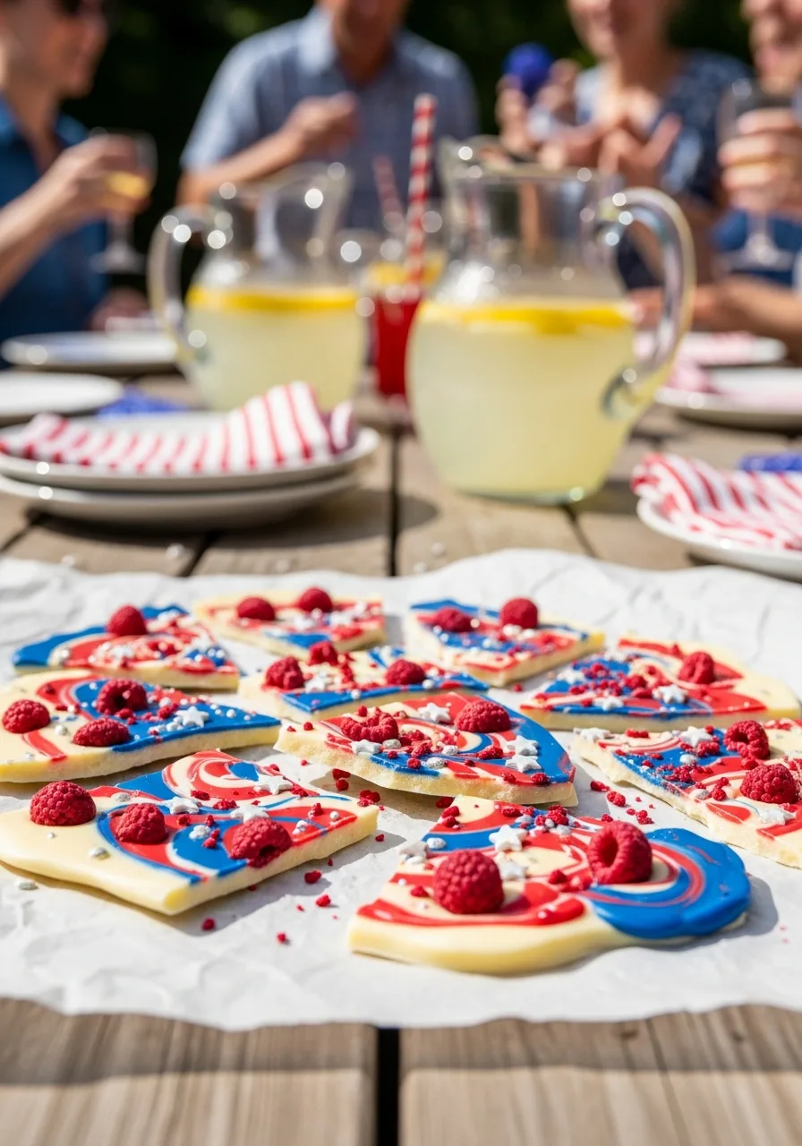 22. Red White Blue Bark