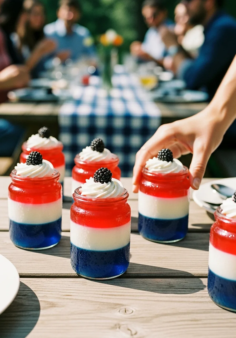 24. Patriotic Jello Jars