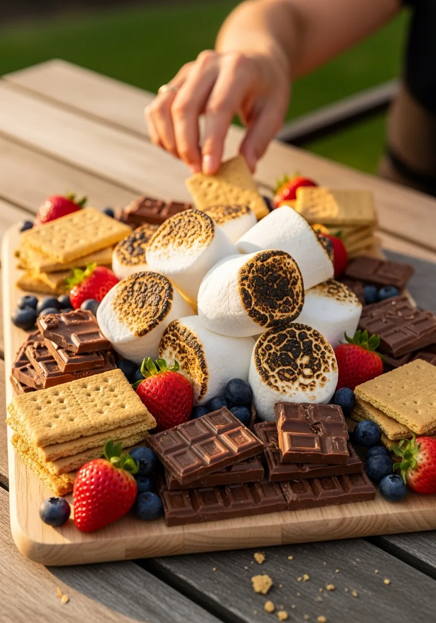 26. S'mores Dessert Board