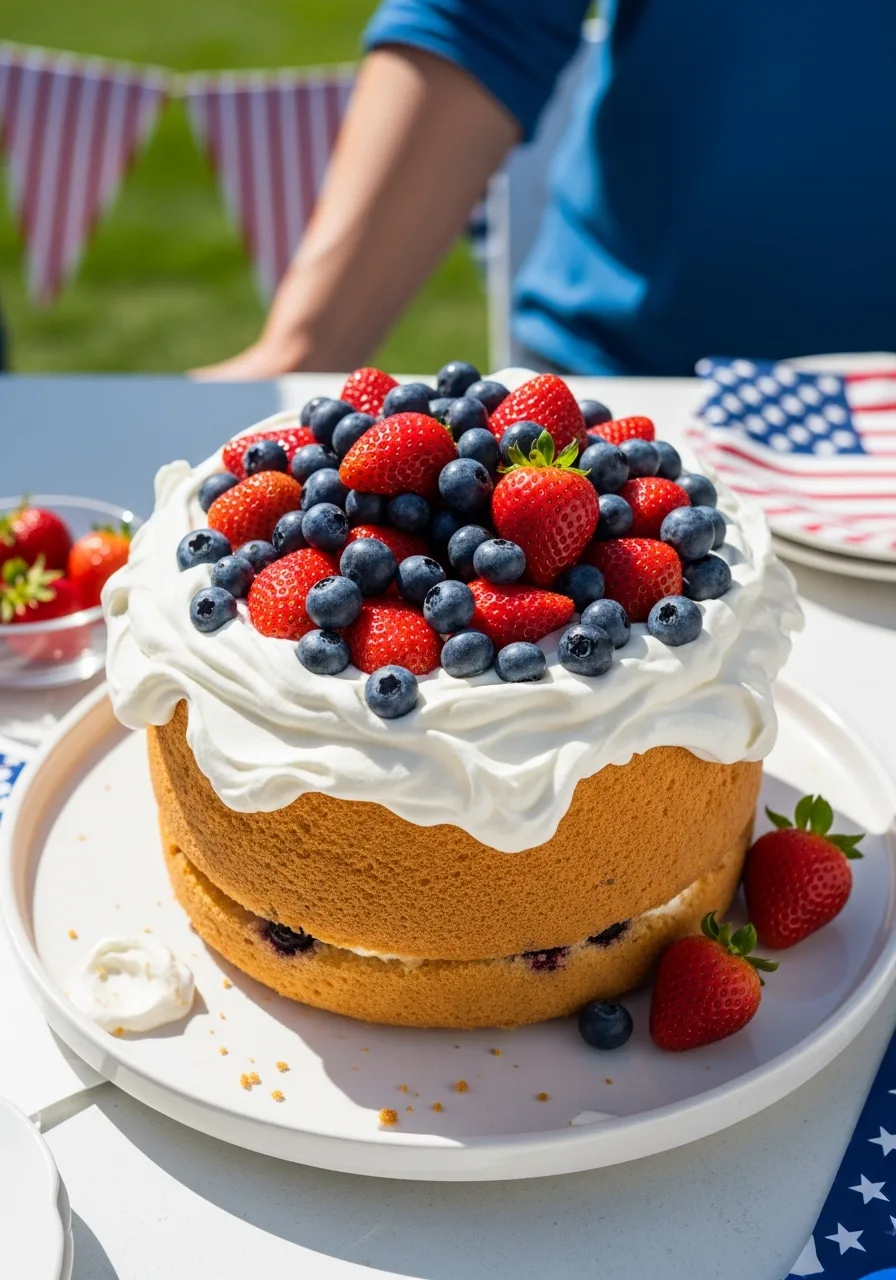 30. Berry Angel Food Cake