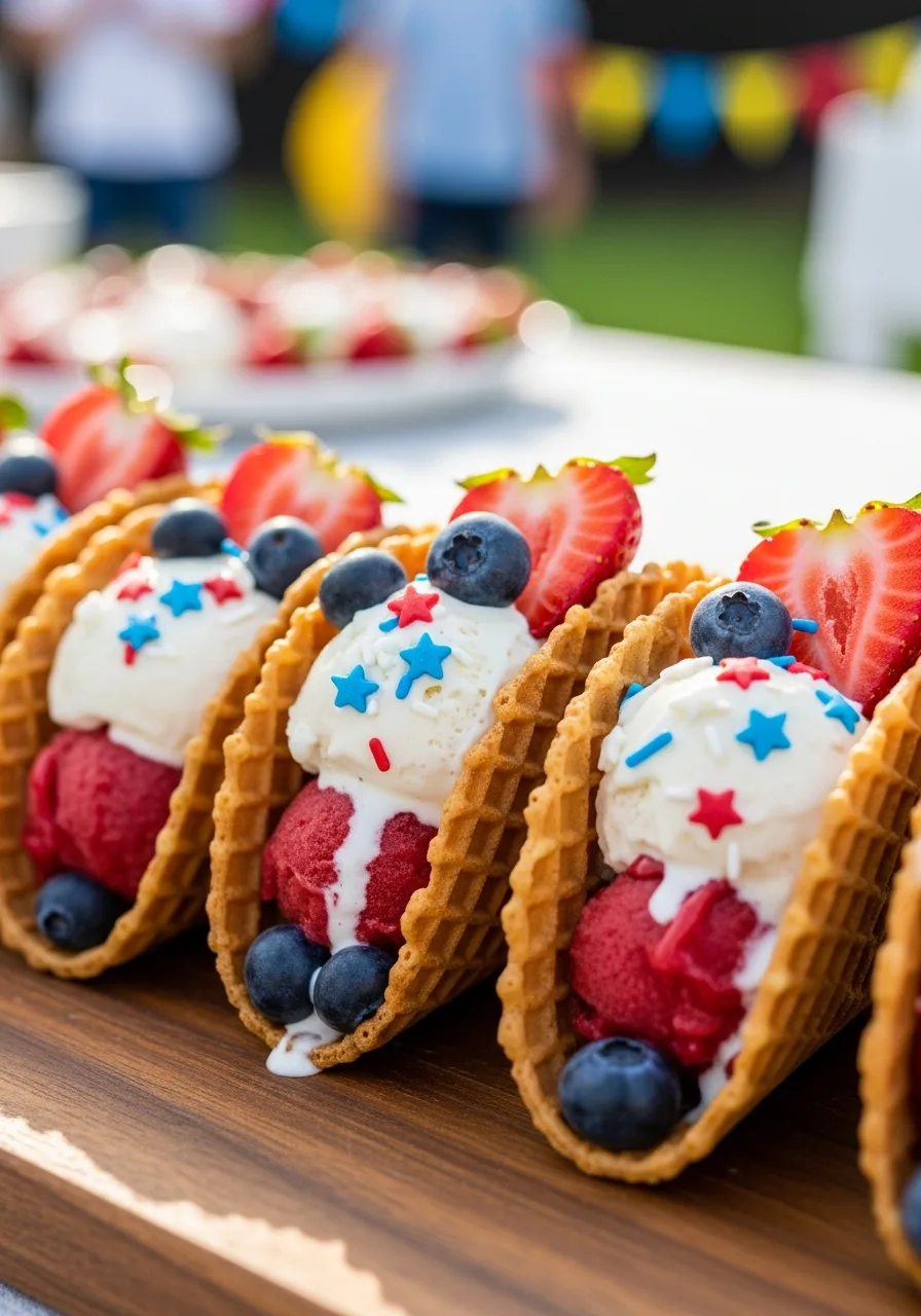 32. Ice Cream Tacos