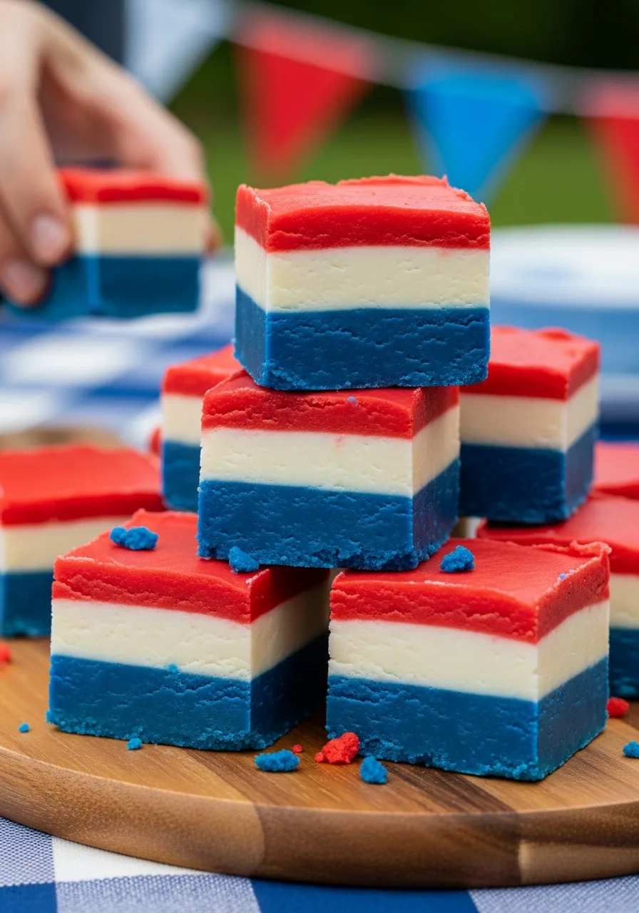 37. Red White Blue Fudge