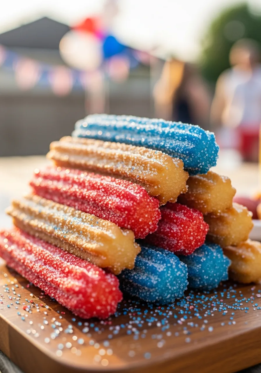 48. Red White Blue Churros