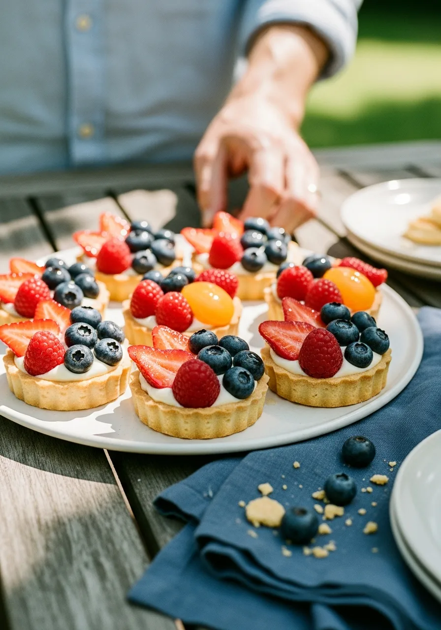49. Patriotic Fruit Tartlets
