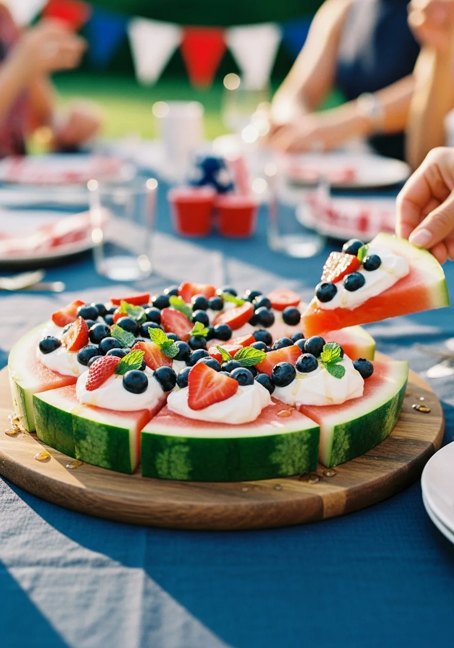 6. Watermelon Pizza