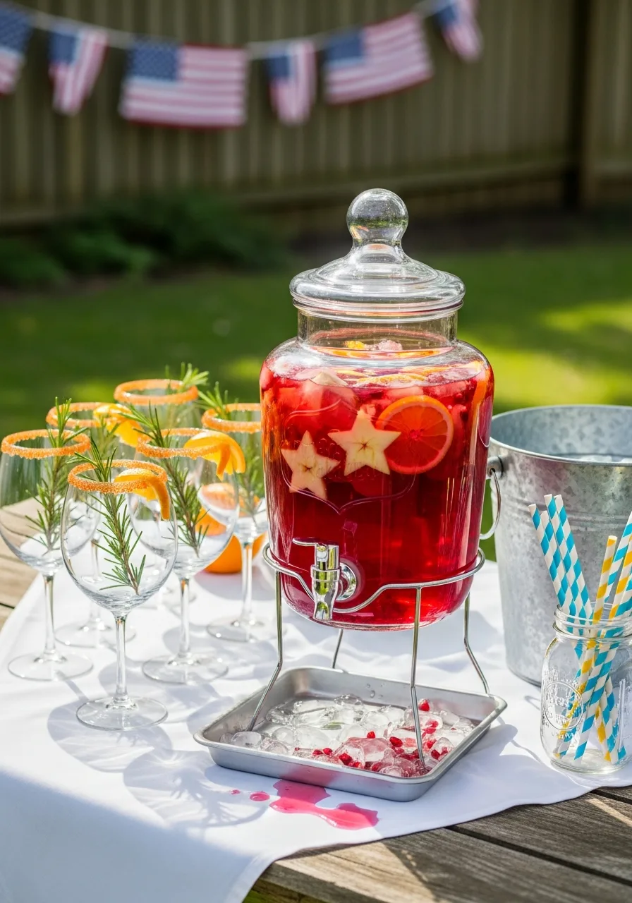 12. Red Wine Summer Spritzer