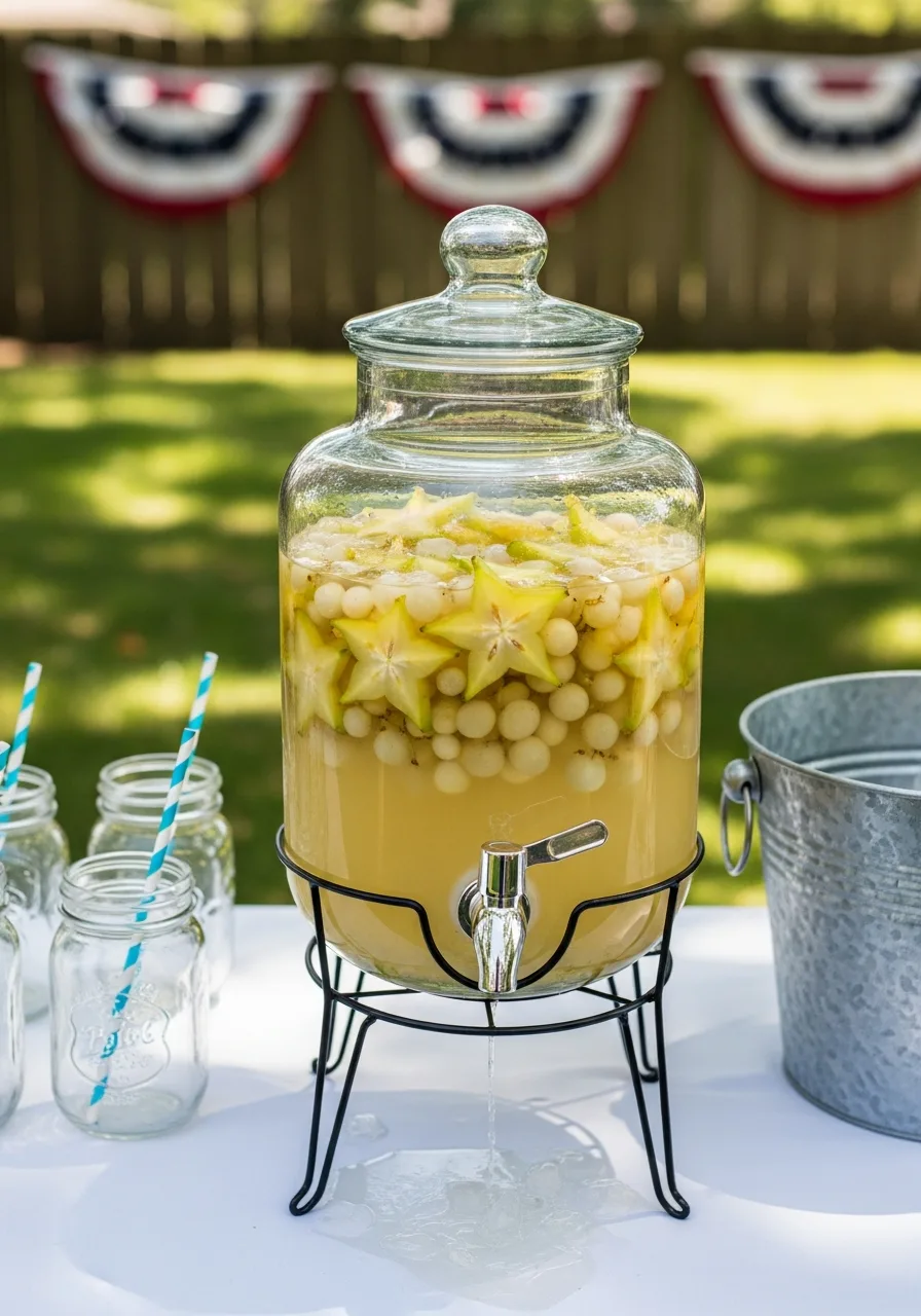 15. Star Fruit White Sangria