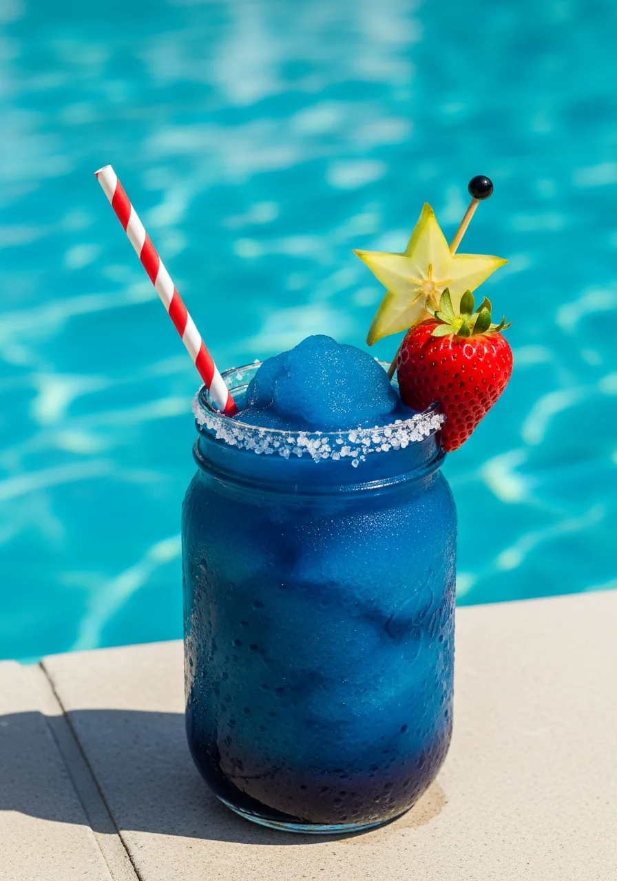 19. Frozen Blueberry Margarita